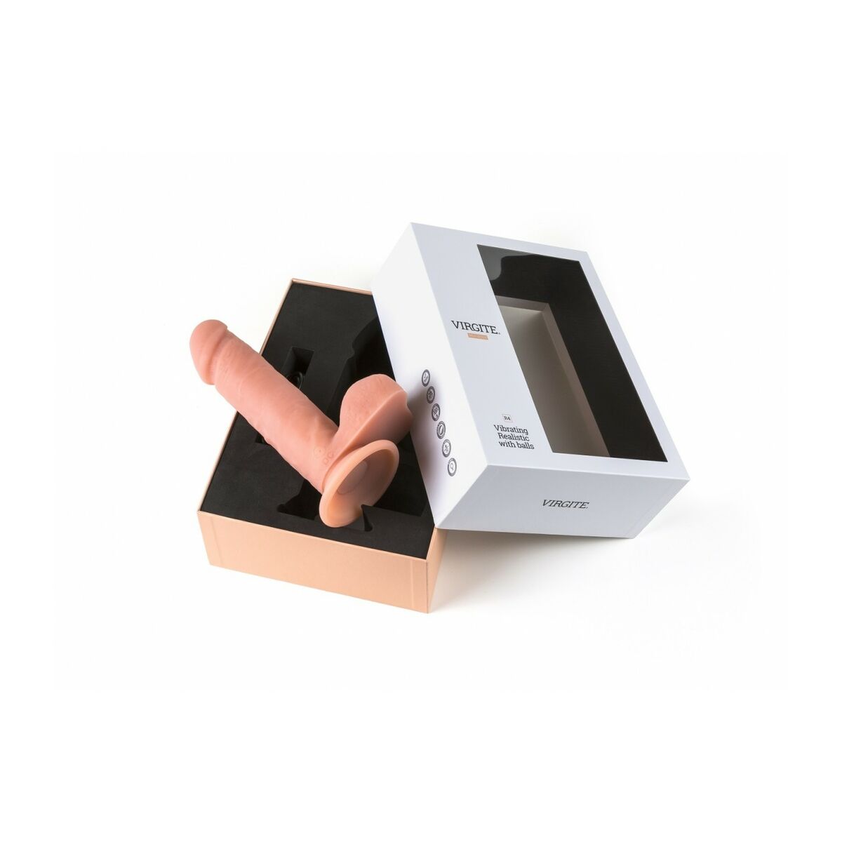 Realistlik vibraator Virgite 19 cm